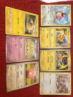 Cute Pokemon Card Lot Of 7 - Pikachu Miltank 2013-2023 NM-DMG Set Bundle - Image 1