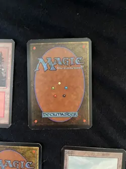 Magic the Gathering All Five Basic Lands ALPHA Never Played - Image 3