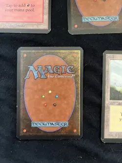 Magic the Gathering All Five Basic Lands ALPHA Never Played - Image 5