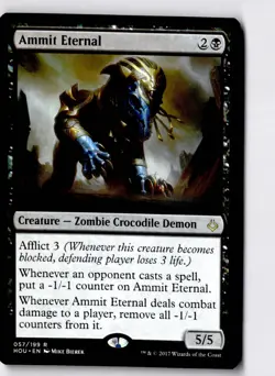 Ammit Eternal 57 Rare Hour of Devastation Magic: The Gathering Lightly Played - Image 1