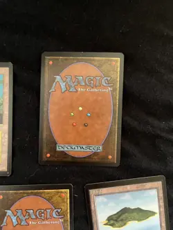 Magic the Gathering All Five Basic Lands BETA Never Played - Image 3