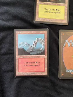 Magic the Gathering All Five Basic Lands BETA Never Played - Image 4