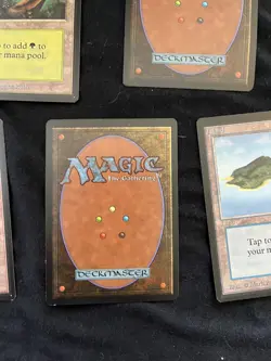 Magic the Gathering All Five Basic Lands BETA Never Played - Image 5