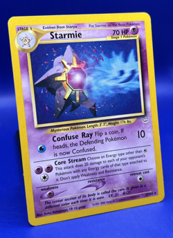 2000 Pokemon Card Starmie 25/64 Neo Revelation Non Holo Rare Unlimited LP+ - Image 3