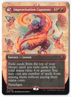 Improvisation Capstone (Borderless) 294 Secrets of Strixhaven - Image 1