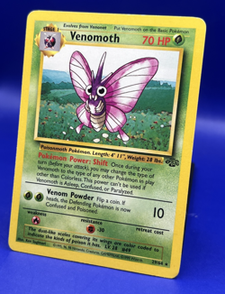 1999 Pokemon Card Venomoth 29/64 Jungle Rare Non-Holo LP - Image 2