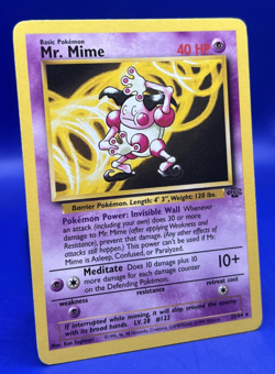 1999 Pokemon Card Mr. Mime 22/64 Rare Non Holo LP - Image 3