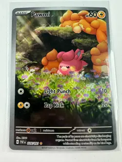 Pokemon TCG Pokemon Pawmi 226/091 Paldean Fates IR - Image 1