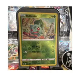 Pokemon Bulbasaur Pokemon GO 001/078 Reverse Holo 70 HP Common Basic English - Image 1