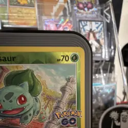 Pokemon Bulbasaur Pokemon GO 001/078 Reverse Holo 70 HP Common Basic English - Image 3