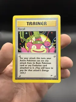 Pokemon Gym Heroes | #116/132 | Recall | Trainer Card | Non Holo | - Image 1