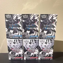 Pokemon TCG Black Bolt & White Flare Booster Bundle Boxes (6) English - Image 1