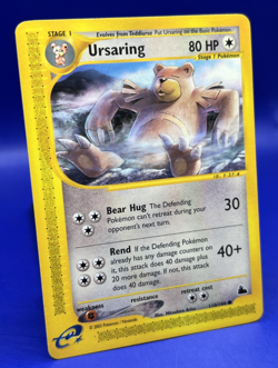 2003 Pokemon Card Ursaring 110/144 Skyridge Non-Holo LP - Image 3