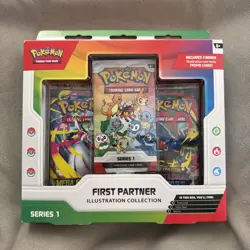Pokemon TCG First Partner Illustration Collection Series 1 New Sealed - Image 1