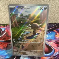 Pokemon Paldean Wooper 102/094 Sv02: Paldea Evolved Holo Basic 60HP EN - Image 1