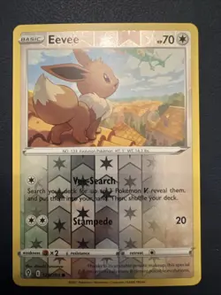 Eevee 125/203 Common Evolving Skies Pokemon Reverse Holo Lightly Played - Image 1