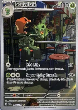 Scovillain 202/198 Illustration Rare Scarlet & Violet Pokemon Near Mint - Image 1
