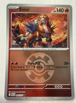 Pokemon Ascended Heroes 025/217 & Mega Dream 020/193 Entei Holo - NM - Image 2