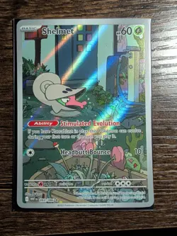 Pokemon TCG Shelmet 093/086 Illustration Rare SV10.5: White Flare MINT/Near Mint - Image 1