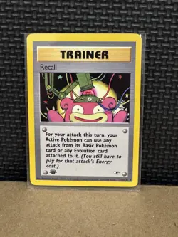 2000 Pokemon Gym Heroes - Recall - 1st Edition Ungraded 116/132 - Image 1