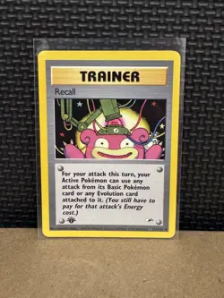 2000 Pokemon Gym Heroes - Recall - 1st Edition Ungraded 116/132 - Image 3