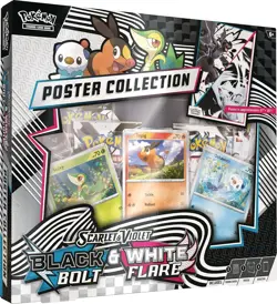 Pokemon TCG Black Bolt White Flare Unova Poster Collection Sealed New - Image 2