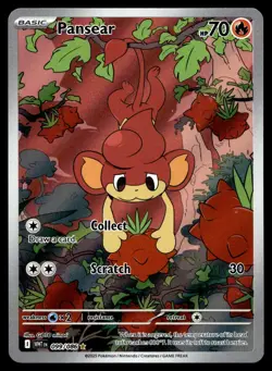 POKEMON PANSEAR WHITE FLARE 099/086 ILLUSTRATION RARE NM/M - Image 1