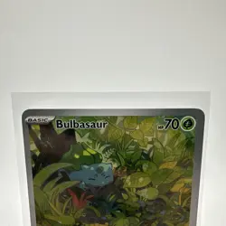 Bulbasaur 166/165 Scarlet Violet 151 Illustration Rare - Pokemon - NM - Image 5