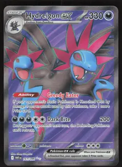 Hydreigon ex 161/086 Holo Ultra Rare White Flare Pokemon Near Mint - Image 1