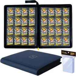 X PRO 1000+ Card Binder - Comes with 200 Card Sleeves | Compatible with TCG, ... - Image 1