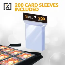 X PRO 1000+ Card Binder - Comes with 200 Card Sleeves | Compatible with TCG, ... - Image 4