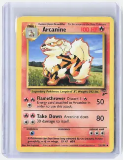 Arcanine 33/130 Uncommon Base Set 2 Pokemon Moderately Played - Image 1