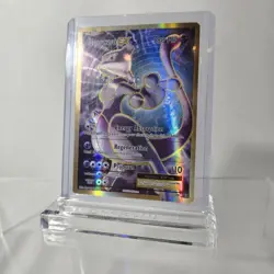 MEWTWO EX 103 FULL ART RARE XY EVOLUTIONS 2016 POKEMON + FREE DISPLAY STAND - Image 3