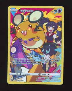 [NM] Trainer Gallery Dedenne Brilliant Stars TG07/TG30 Pokemon TCG - Image 1