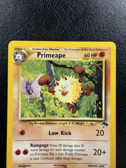 Pokemon TCG Primeape 18/18 Southern Islands Regular LP - Image 2