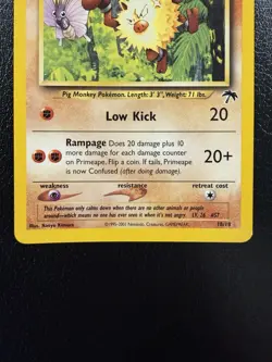 Pokemon TCG Primeape 18/18 Southern Islands Regular LP - Image 3