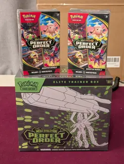 Pokemon Perfect Order Elite Trainer Box ETB + 2x Perfect Order Booster Bundles - Image 1
