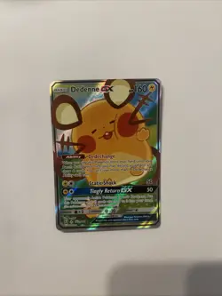 Pokemon TCG Dedenne GX Alternate Art Promo Holo Card 195a/214 NM - Image 4