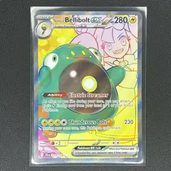 Pokemon Card Iono’s Ionos Bellibolt ex 172/159 Journey Together Full Art Holo NM - Image 1