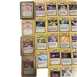 Large Lot Of Base Set Pokemon Trainer Cards 149 Cards ! - Image 2