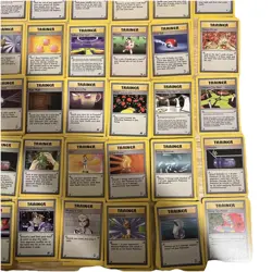 Large Lot Of Base Set Pokemon Trainer Cards 149 Cards ! - Image 5