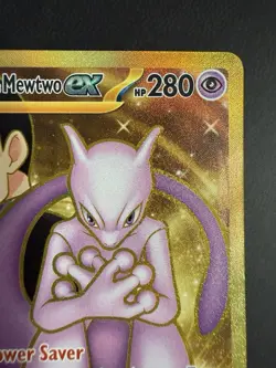 Pokemon Mewtwo EX TCG Hyper Rare Card Team Rockets 240/182 Destined Rivals - Image 3
