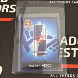One Piece Red Bull DON 1k Normal Blue Single Card Promo Foil Tournament Event - Image 1