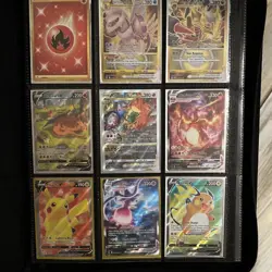 Pokemon card collection plus binder - Image 1
