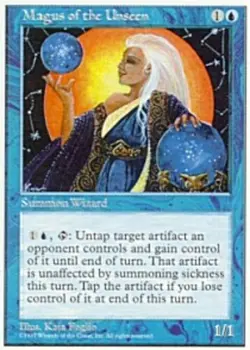 Magus of the Unseen ~ Lightly Played 5th Edition Fifth MTG Magic UltimateMTG Blu - Image 1