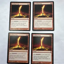 Seething Song x4 MTG Mirrodin 4x Magic Very Good Moderate Play LP/MP - Image 1