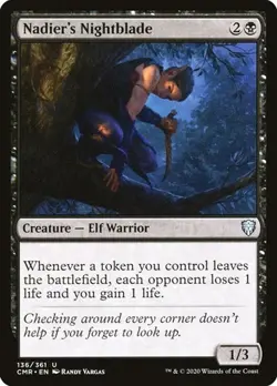 Nadier's Nightblade - Foil Commander Legends MP MTG - Image 1