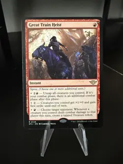 MTG Great Train Heist - Outlaws of Thunder Junction (OTJ) NM - Image 1