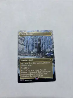 Three Tree City (Borderless) (0340) Bloomburrow Regular - Image 1