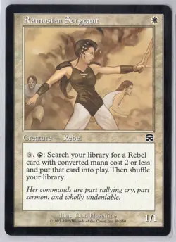 1x Ramosian Sergeant - Mercadian Masques - Light Play - Image 1